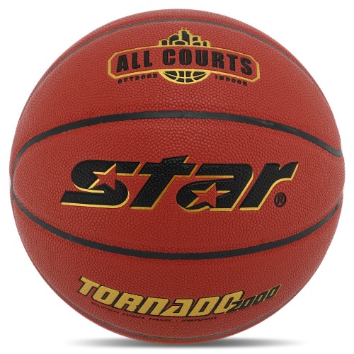 М"яч баскетбольний Star Tornado 2000 №7, червоний, код: BB3157-S52