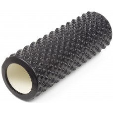 Масажний ролик EasyFit Grid Roller Light 330х140 мм, чорний, код: EF-2016-BK