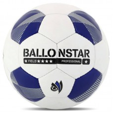 М"яч футбольний Ballonstar №5, білий-синій, код: FB-4352_BL