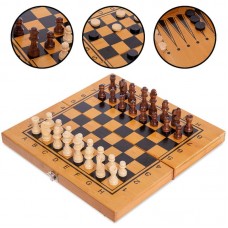 Шахи, шашки, нарди 3 в 1 ChessTour, код: 341-161 Шахи, шашки, нарди 3 в 1 ChessTour, код: 341-161