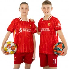 Форма футбольна дитяча PlayGame із символікою Liverpool Salah домашня 2025, розмір 30, зріст 150-160, червоний-білий, код: CO-4618_30