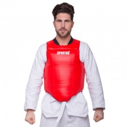 Захист корпусу для єдиноборств SportKo L (48-50), червоний, код: SP-4708_LR