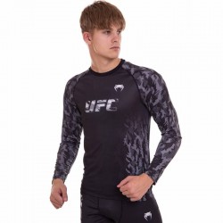 Рашгард з довгим рукавом UFC XL (48-50), чорний-сірий, код: 9516_XLBKGR