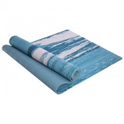 Килимок для фітнесу та йоги FitGo гумовий 4мм синій, код: FI-2316_BL-S52 Килимок для фітнесу та йоги FitGo гумовий 4мм синій, код: FI-2316_BL-S52