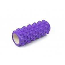 Масажний ролик EasyFit Grid Roller - Extreme 33 см фіолетовий, код: EF-2023-V