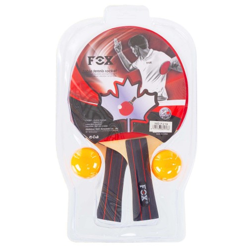 Набір для настільного тенісу Fox 2 ракетки 2 м"ячі, код: 219A
