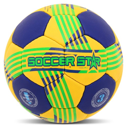 М"яч гандбольний Soccer Star №3, жовтий-синій, код: HB-4527-3-S52