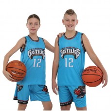 Форма баскетбольна дитяча NBA клуб Vancouver Grizzlies 12, розмір L, блакитний, код: BA-9832_L