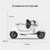 Електросамокат Okai OKAI Ceetle PRO EA10C (10", 350 (900) W, 10.4Ah), білий, код: EA10C-W