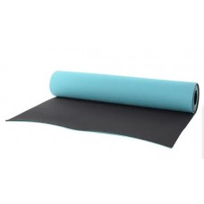 Коврик для фітнесу та йоги Lanor 1830x610x6 мм, блакитно-чорний, код: 1787963869-E