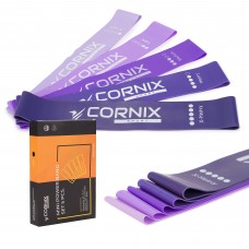 Резинки для фітнесу Cornix Mini Power Band набір 5 шт 1-20 кг, код: XR-0253