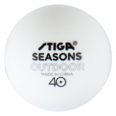 М"ячі для настільного тенісу Stiga Seasons, White 12 шт (1110-2810-12), код: 931162-SVA