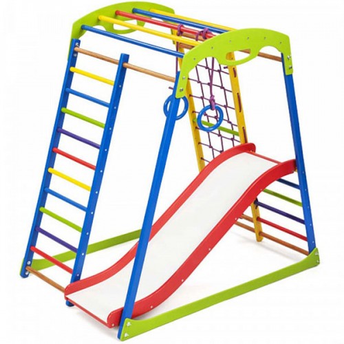Ігровий дитячий куточок PLAYBABY SportWood Plus 1, код: SB-IG47 Ігровий дитячий куточок PLAYBABY SportWood Plus 1, код: SB-IG47