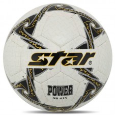 М"яч футбольний Star Power №5 PU, білий-чорний, код: SB415-S52