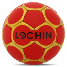 М"яч для гандболу PlayGame Lochin №3 червоний-жовтий, код: ZR-15-S52