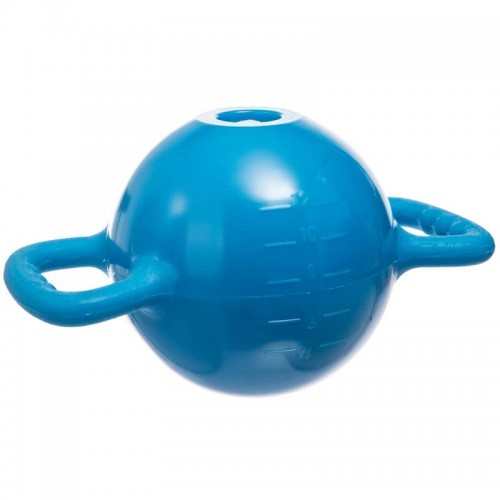 Гиря водоналивний для фітнесу FitGo 360х200 мм, бірюзовий, код: FI-1715_T