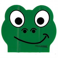 Шапка для плавання Aqua SpeedZoo Latex Frog зелена жаба, код:  5908217657121-SR
