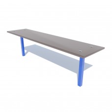 Лавка із фанерним покриттям Miros 1250х300х610 мм, код: DIO917 Лавка із фанерним покриттям Miros 1250х300х610 мм, код: DIO917