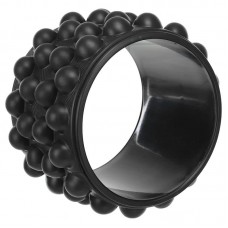 Колесо для йоги масажне FitGo Wheel Yoga 230 мм, чорний, код: FI-6205_BK Колесо для йоги масажне FitGo Wheel Yoga 230 мм, чорний, код: FI-6205_BK