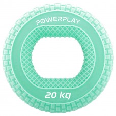 Еспандер кистьовий силіконовий PowerPlay Hand Grip Medium 20 кг, зелений, код: PP_4333_Green_20kg