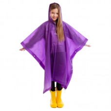 Дощовик дитячий Пончо Camping фіолетовий, код: C-1020_V