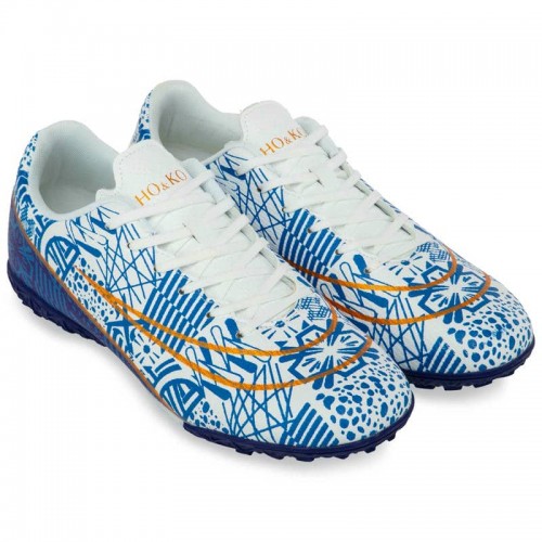 Сороконіжки футбольні Ho&Ko розмір 45, білий-блакитний, код: 2301-40-45-1_45 Сороконіжки футбольні Ho&Ko розмір 45, білий-блакитний, код: 2301-40-45-1_45