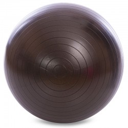 М"яч для фітнесу FitGo 650 мм чорний, код: FI-1983-65_P