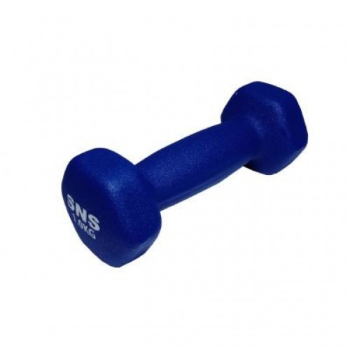 Гантель вінілова Матова SNS 1х1 кг, синій, код: 12303-SNS