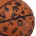 Мяч баскетбольный резиновый Wilson №7 коричневый, код: BA-7514-S52
