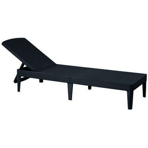 Шезлонг, Jaipur Sun lounger, сірий, код: 8711245144870-TE