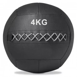 М"яч набивний для кросфіту Wall Ball (медичний) Generation Fitness FF42D1B-4kg 4кг, чорний, код: 523028-AX