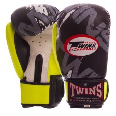 Рукавички боксерські Twins 12 унції, салатовий, код: TW-2206_12LG Рукавички боксерські Twins 12 унції, салатовий, код: TW-2206_12LG