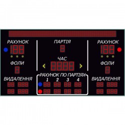 Табло комбіноване LedPlay (3000х1600), код: K2001 Табло комбіноване LedPlay (3000х1600), код: K2001
