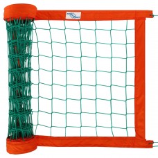 Сітка для пляжного волейболу безвузлова PlayGame Євро Еліт 8500x1000 мм, зелений-помаранчевий, код: SO-4957-S52 Сітка для пляжного волейболу безвузлова PlayGame Євро Еліт 8500x1000 мм, зелений-помаранчевий, код: SO-4957-S52