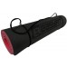 Килимок для йоги та фітнесу двошаровий EasyFit 1830х610х6 мм, чорний-червоний, код: EF-1924-BR