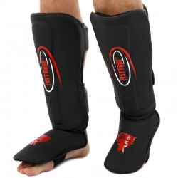 Захист гомілки і стопи для єдиноборств Fistrage S чорний-червоний, код: VL-4152_SBKR Захист гомілки і стопи для єдиноборств Fistrage S чорний-червоний, код: VL-4152_SBKR
