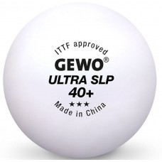 М"ячі для настільного тенісу Gewo Ultra SLP 40+ ITTF 6 шт (81351200), код: 931057-SVA