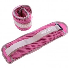 Обважнювачі-манжети Zelart 2х0,5 кг рожевий/сірий, код: FI-7210-1_P Обважнювачі-манжети Zelart 2х0,5 кг рожевий/сірий, код: FI-7210-1_P