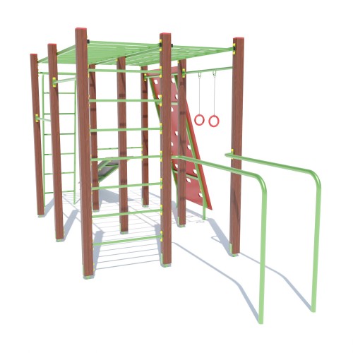 Гімнастичний комплекс Miros “Рукохід друзів”, код: DIO679 Гімнастичний комплекс Miros “Рукохід друзів”, код: DIO679