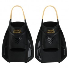 Ласти тренувальні з відкритою п'ятою MadWave Open Heel Training M (38-41), чорний, код: M074908_MBK
