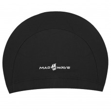 Шапочка для плавання MadWave Lycra Junior чорний, код: M052001_BK