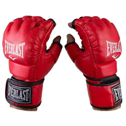 Рукавички MMA Everlast L, червоний, код: EVDX364-MR-WS