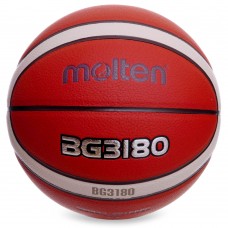 М"яч баскетбольний Molten №6 PU помаранчевий, код: B6G3180-S52