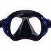 Маска для плавання Zelart чорний-синій, код: M266-SIL_BKBL