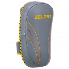 Пади для тайського боксу Тай-педи Zelart 200x90x350 мм, 2 шт, сірий-жовтий, код: BO-3877_GR