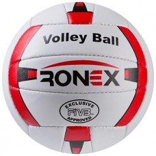 М"яч волейбольний Ronex Orignal Grippy №5, червоний-білий, код: RXV-2R-WS