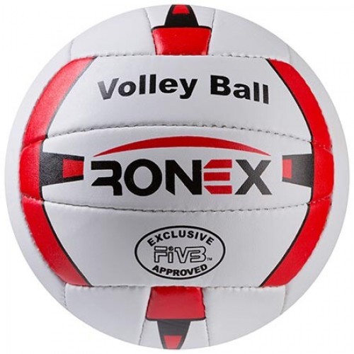 М"яч волейбольний Ronex Orignal Grippy №5, червоний-білий, код: RXV-2R-WS