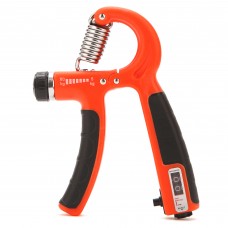 Еспандер кистьовий з регульованим навантаженням та лічильником Cornix 5-60 кг, помаранчевий-чорний, код: XR-0265 Еспандер кистьовий з регульованим навантаженням та лічильником Cornix 5-60 кг, помаранчевий-чорний, код: XR-0265