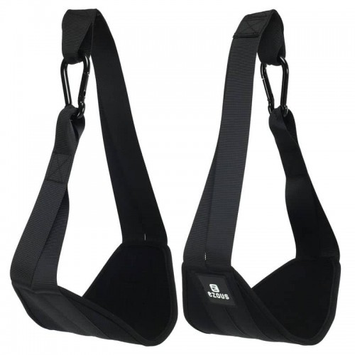 Підвісні петлі для преса (петлі Береша) Ezous Ab Straps 2.0, чорний, код: M-03 Підвісні петлі для преса (петлі Береша) Ezous Ab Straps 2.0, чорний, код: M-03