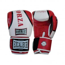Рукавички боксерські Excalibur Forza 12oz білий/червоний, код: 550-05/12